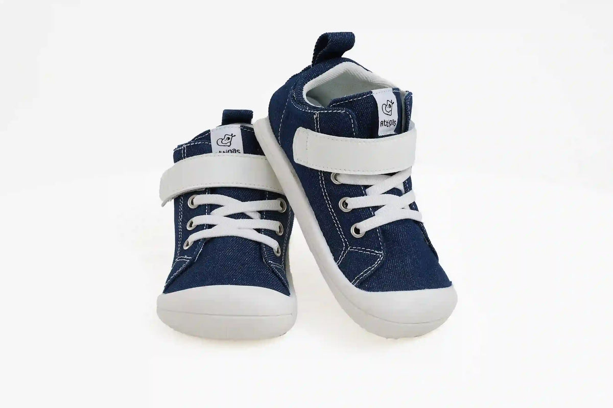 Attipas Denim Skin Shoes - Deep Blue
