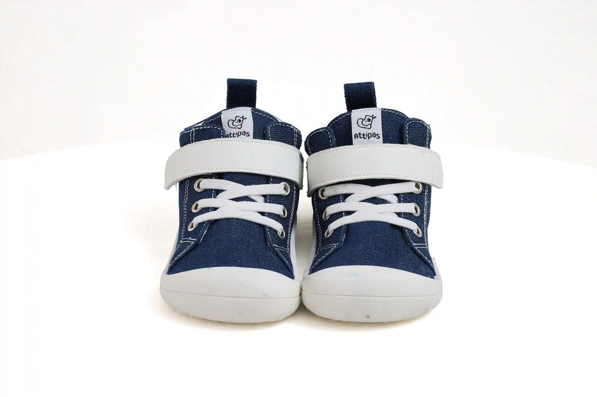 Attipas Denim Skin Shoes - Deep Blue