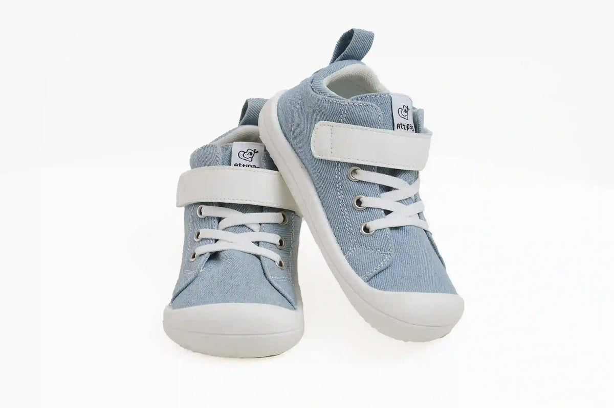 Attipas Denim Skin Shoes - Light Blue
