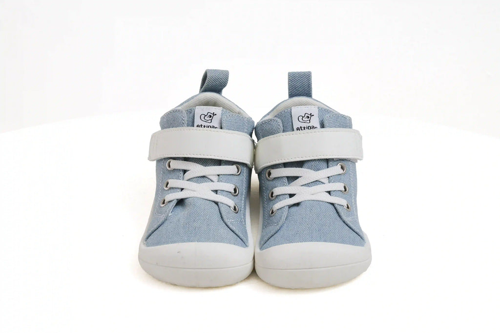 Attipas Denim Skin Shoes - Light Blue