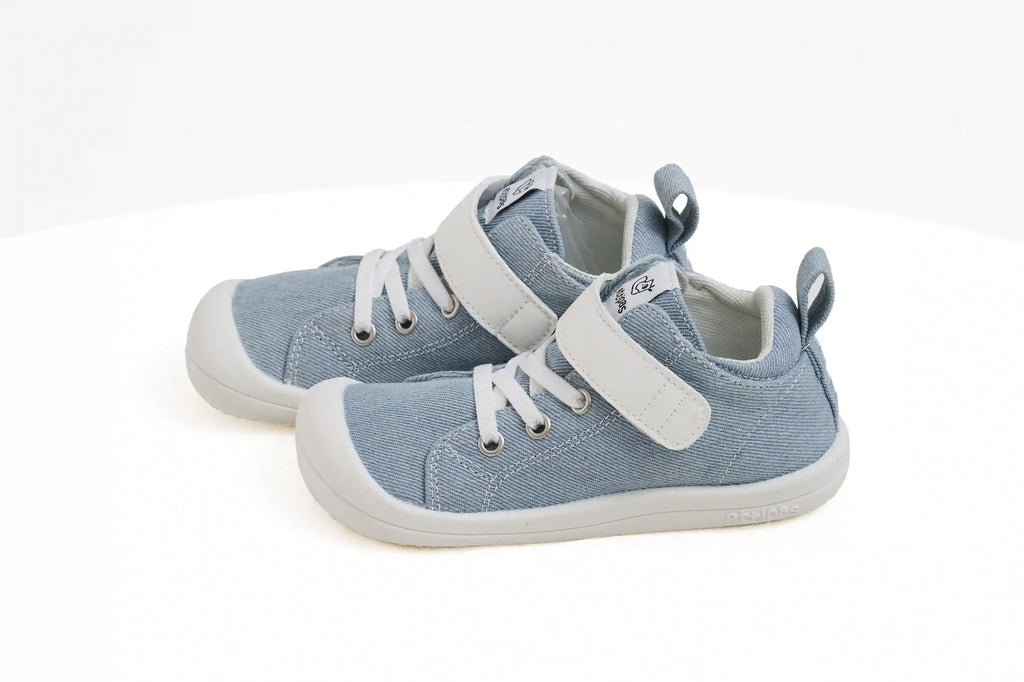 Attipas Denim Skin Shoes - Light Blue